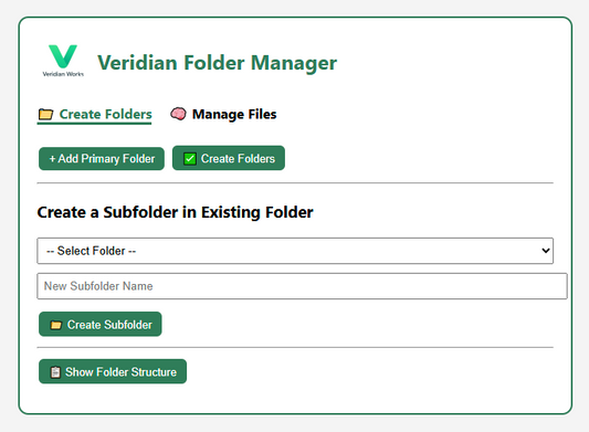 Google Drive Folder Manager